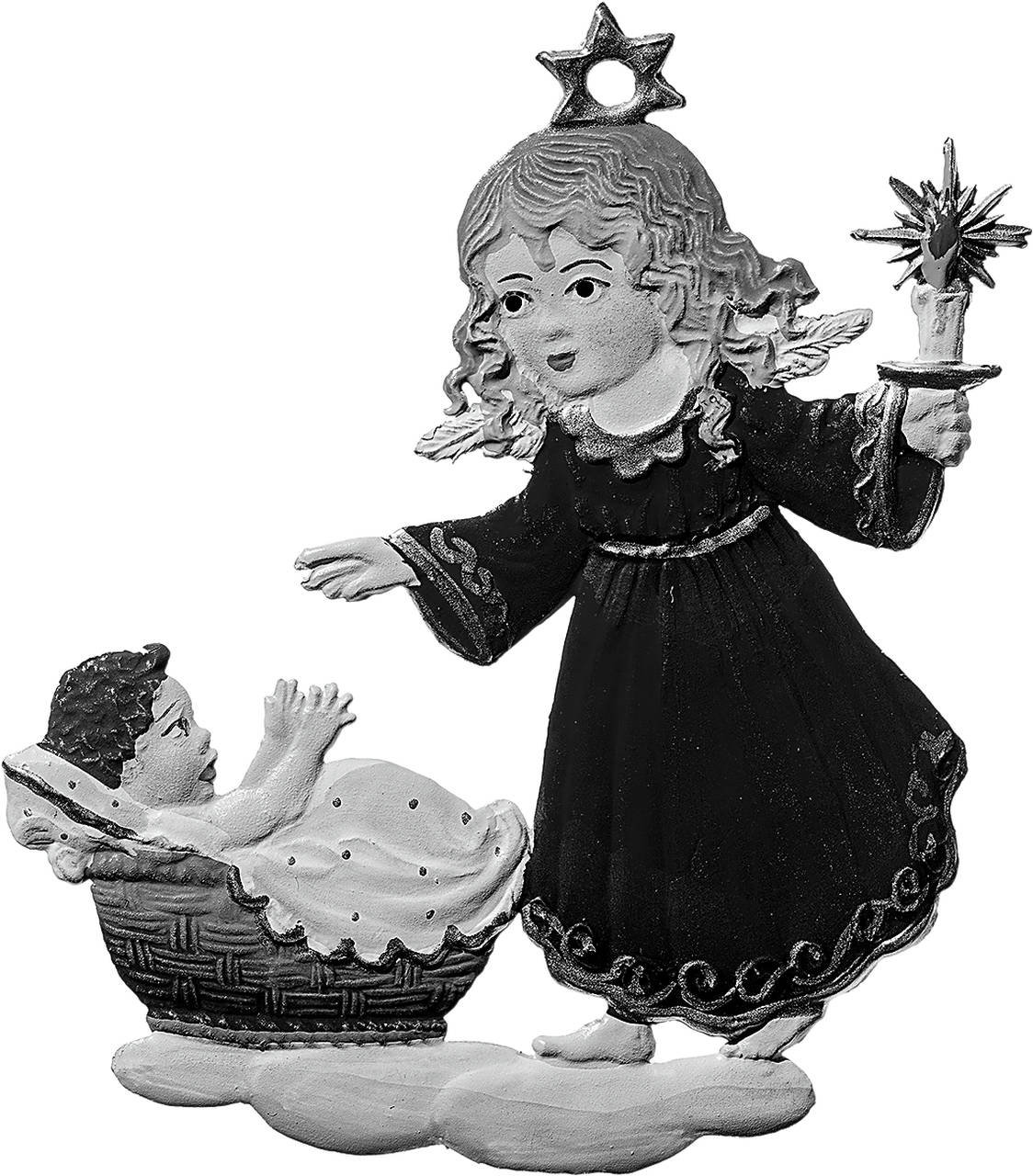 Schutzengel an der Krippe – Produktfoto