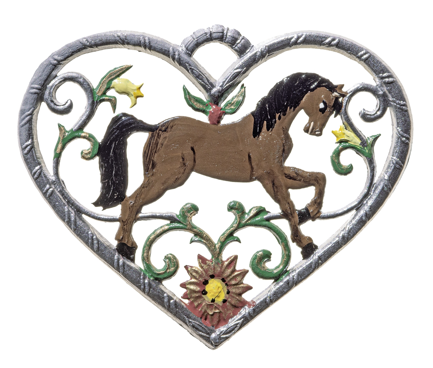 Herz mit Pferd