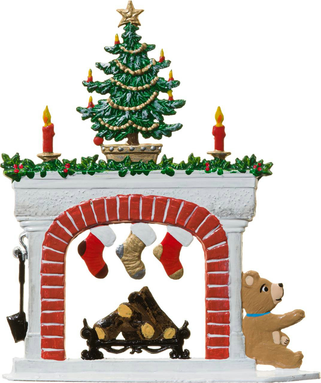 Kamin zu Weihnachten