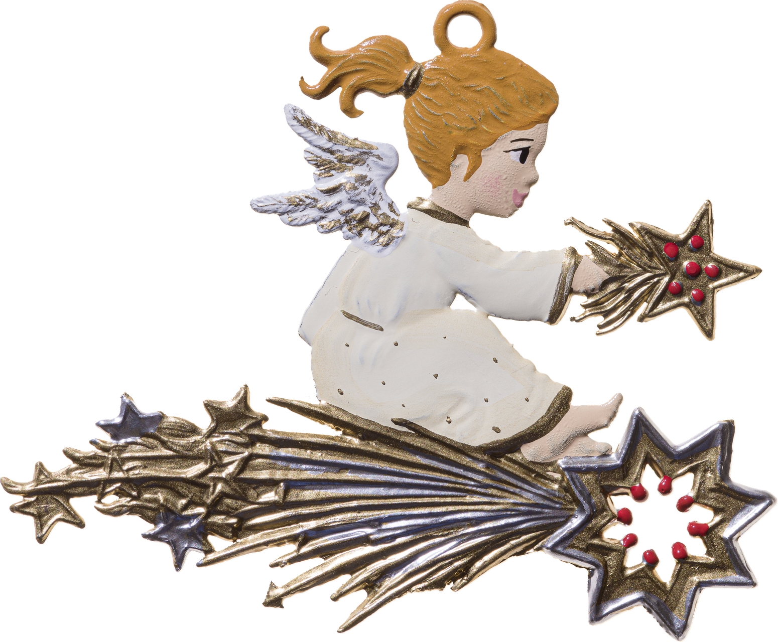 Engel reitet auf Sternschnuppe Blank 11557BL
