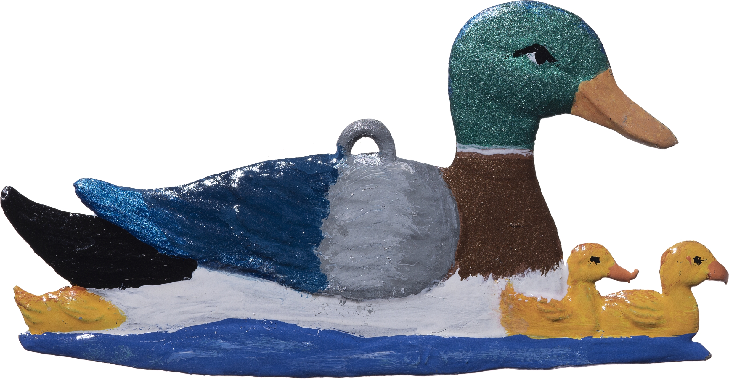 Ente mit Entenkuecken