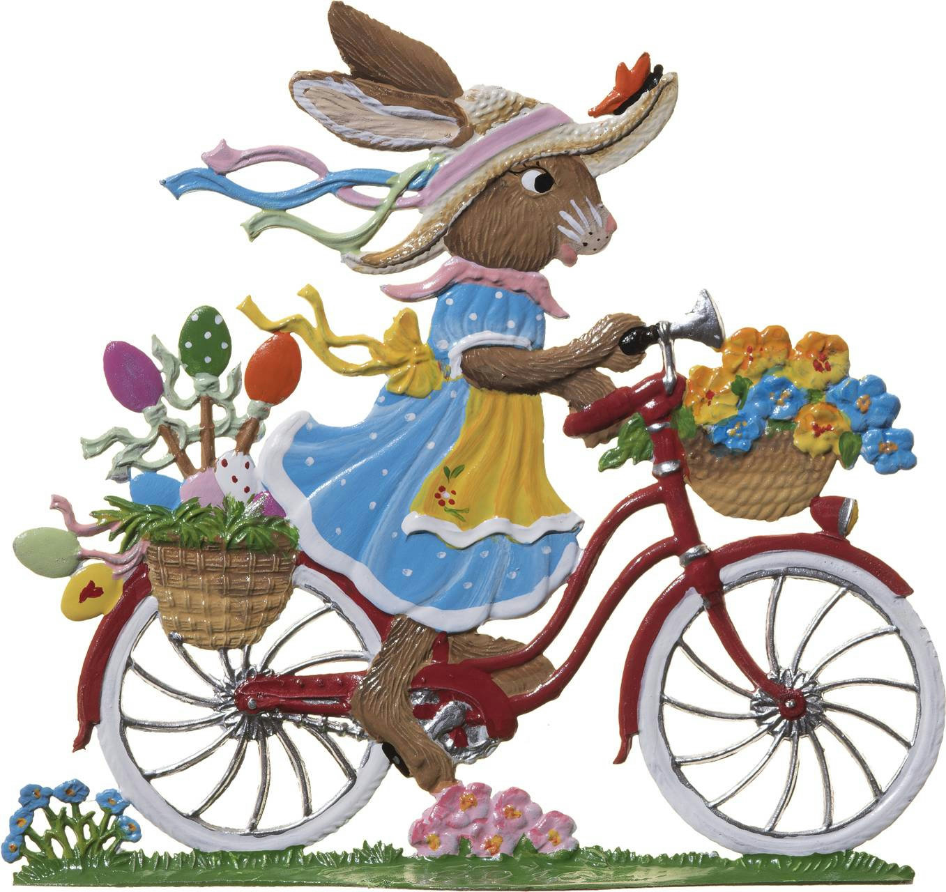 Hase auf Fahrrad  2016