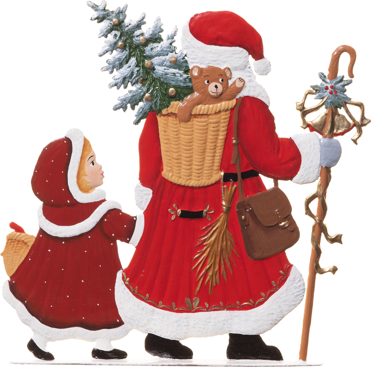 Weihnachtsmann mit Kind