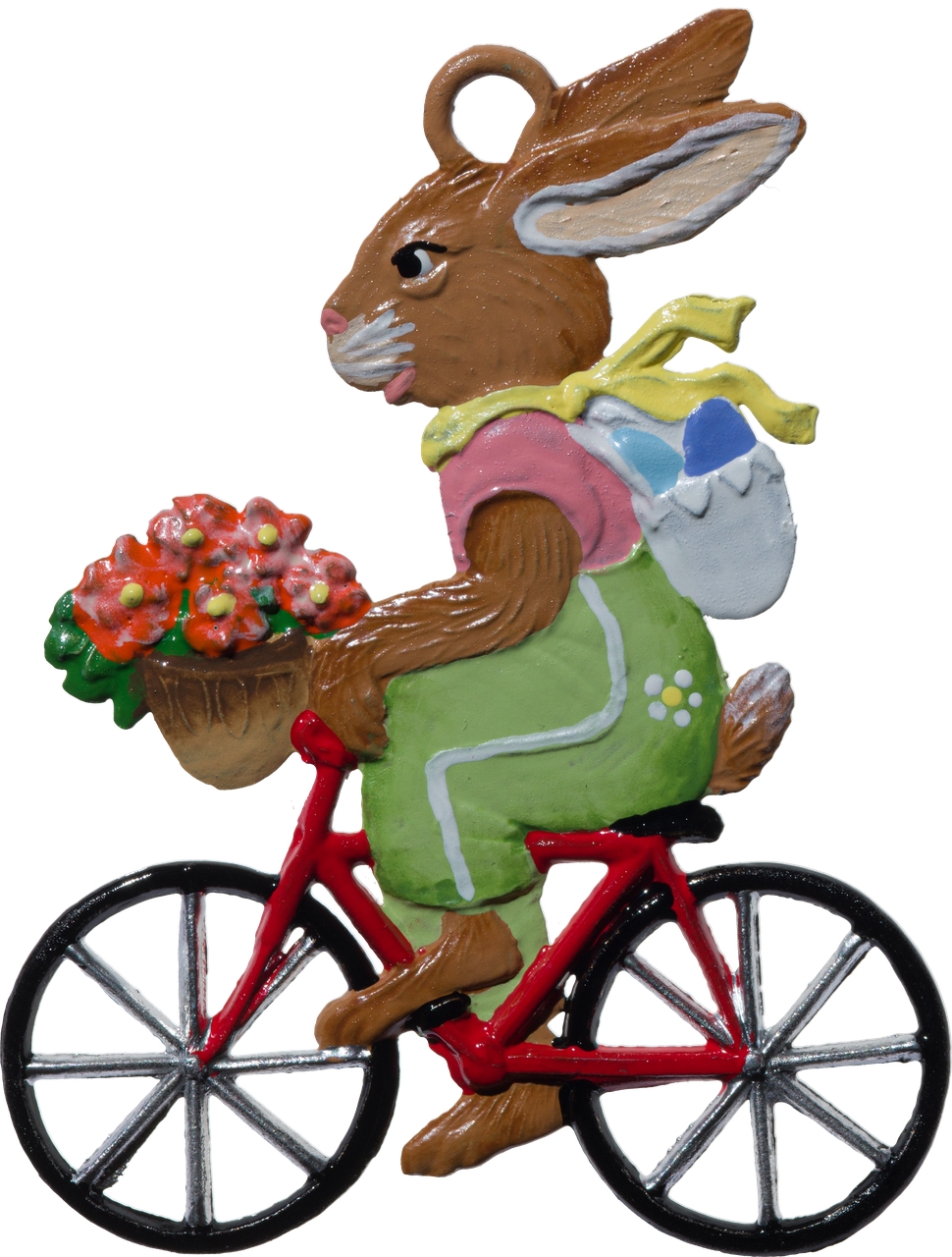 Hase auf Fahrrad 2016