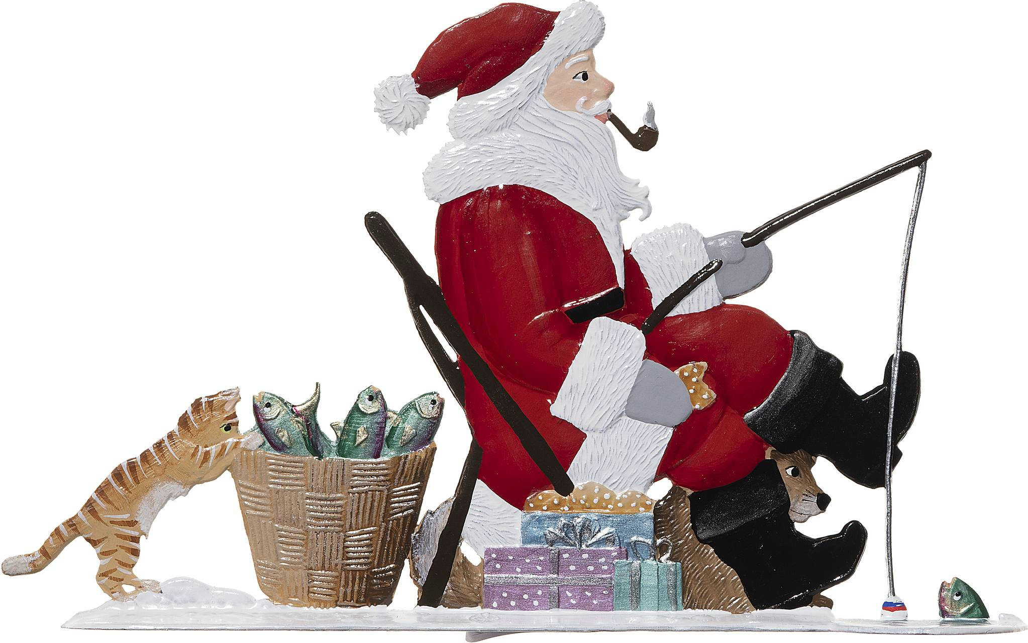 Weihnachtsmann auf Eisscholle  – Produktfoto