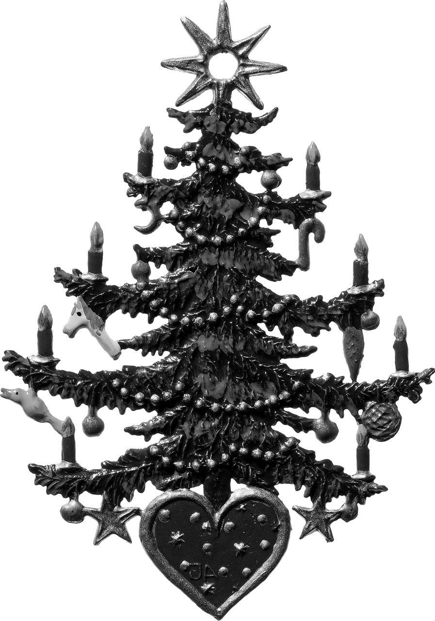 Christbaum mit Herz – Produktfoto