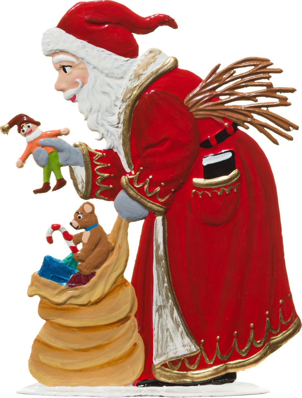 Weihnachtsmann mit Geschenkesack