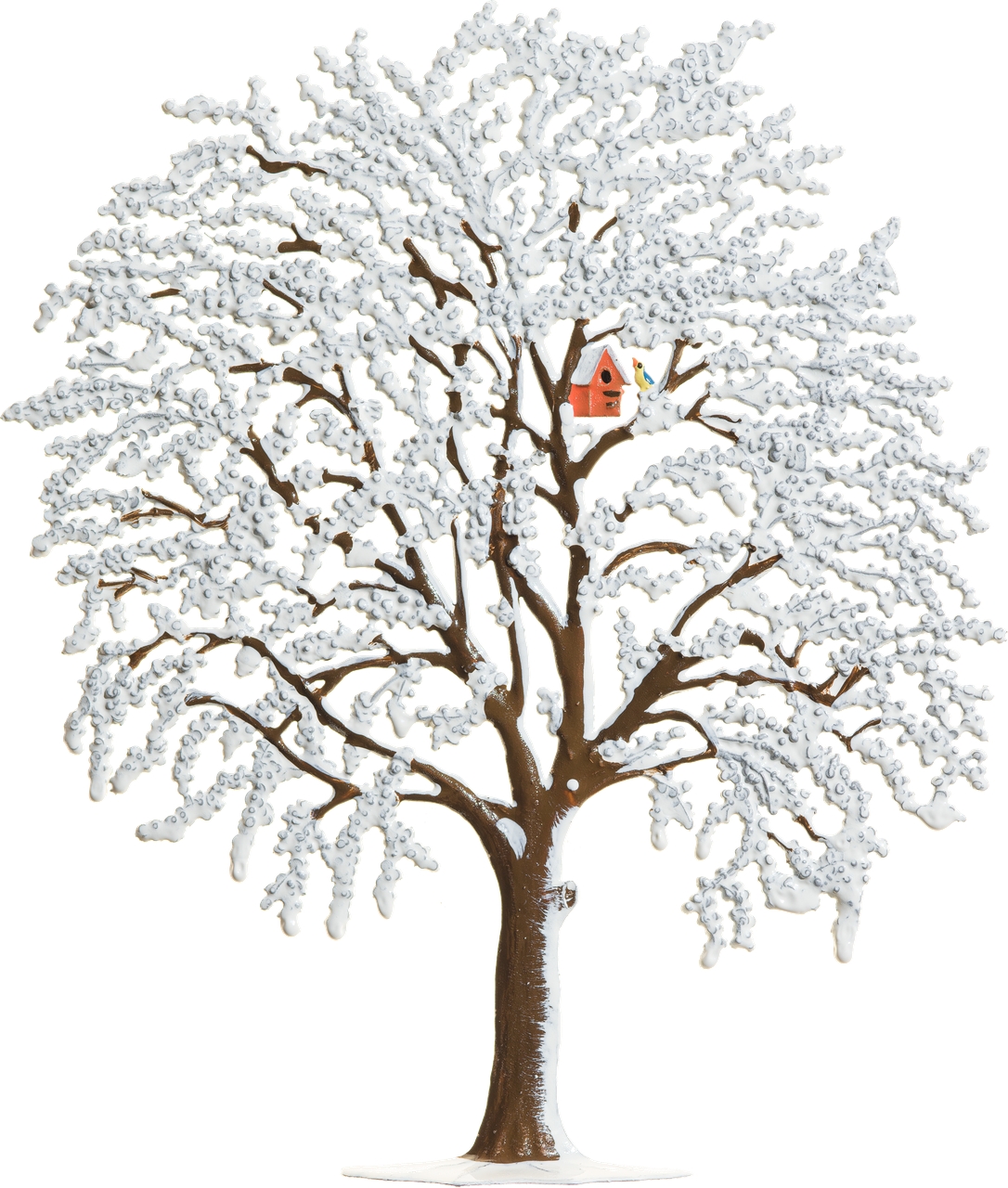 Winterbaum mit Raureif