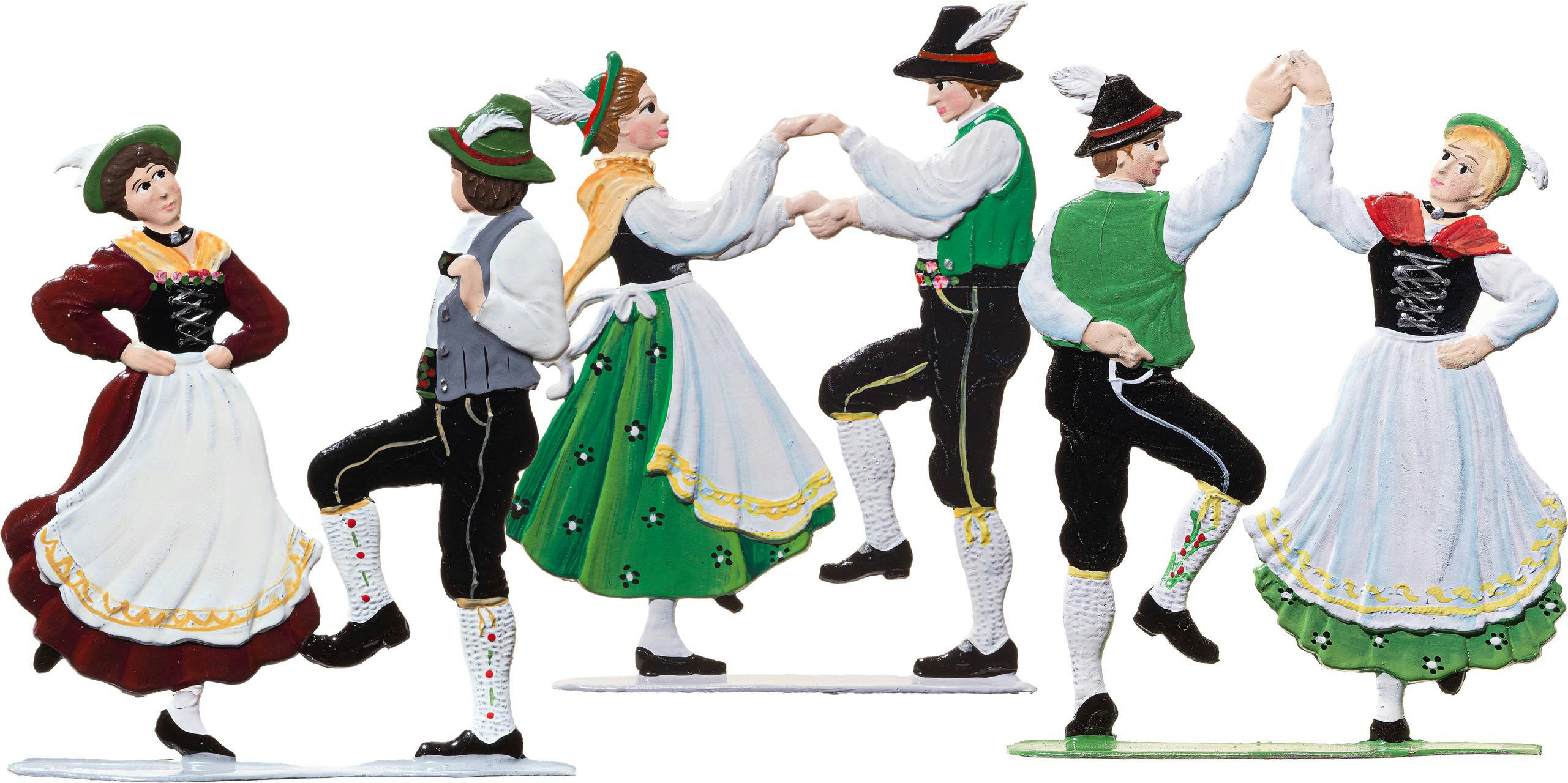 Trachten Tanzpaare (3 teilig)