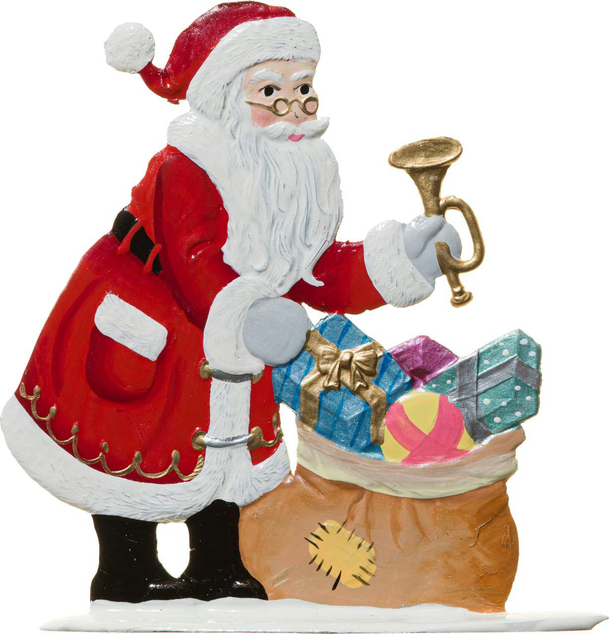 Weihnachtsmann mit Geschenkesack – Produktfoto