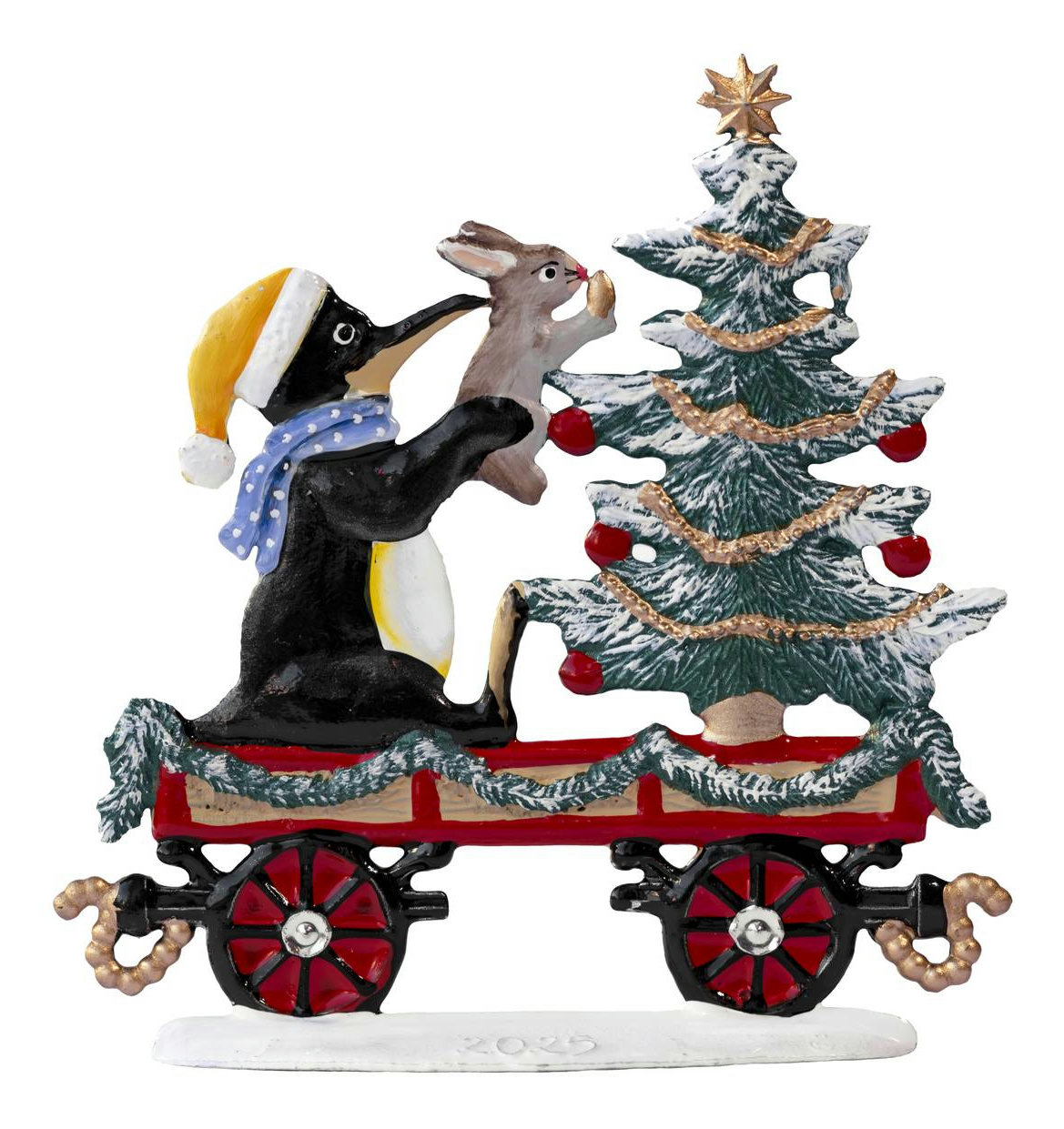 Pinguin in Weihnachtsstimmung