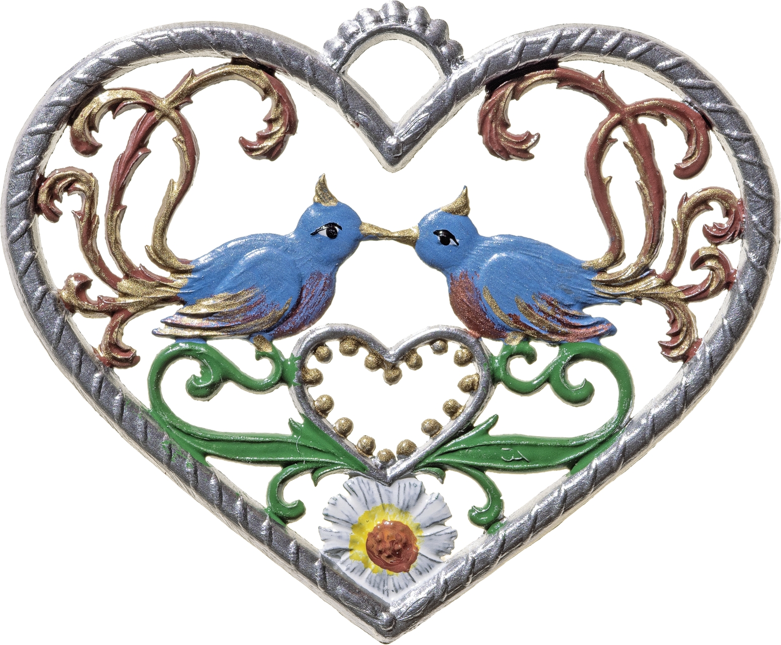 Herz mit Vögel