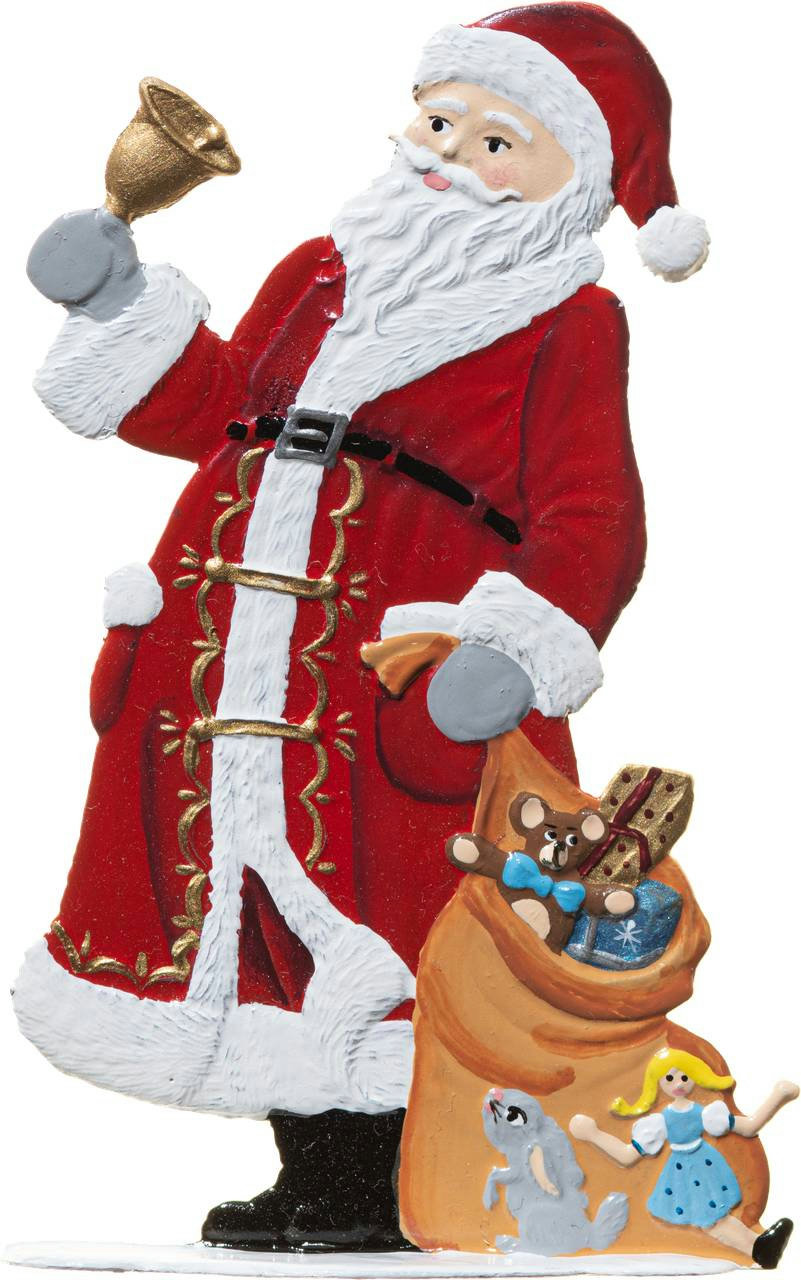 Weihnachtsmann mit Glocke – Produktfoto