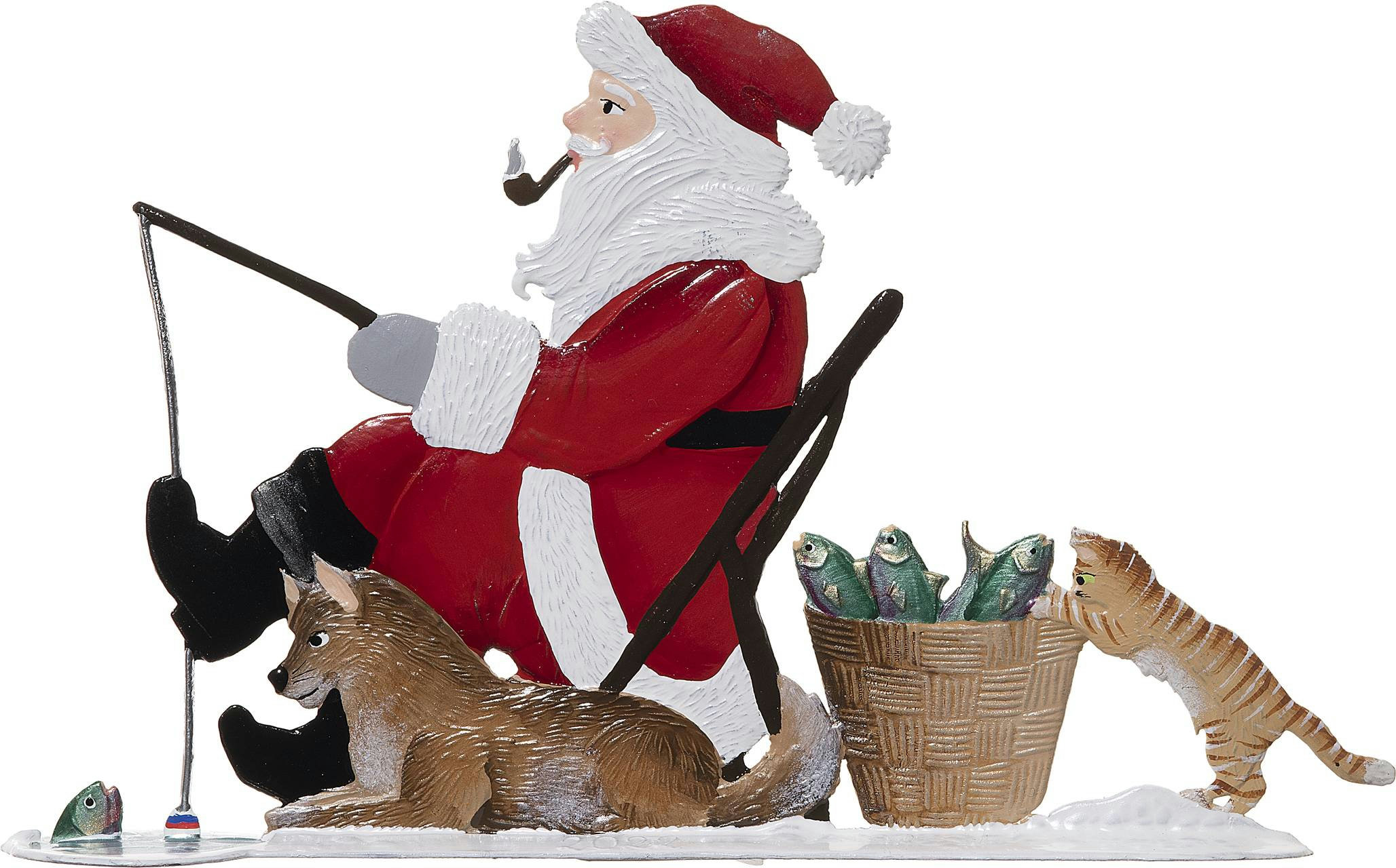 Weihnachtsmann auf Eisscholle  – Produktfoto
