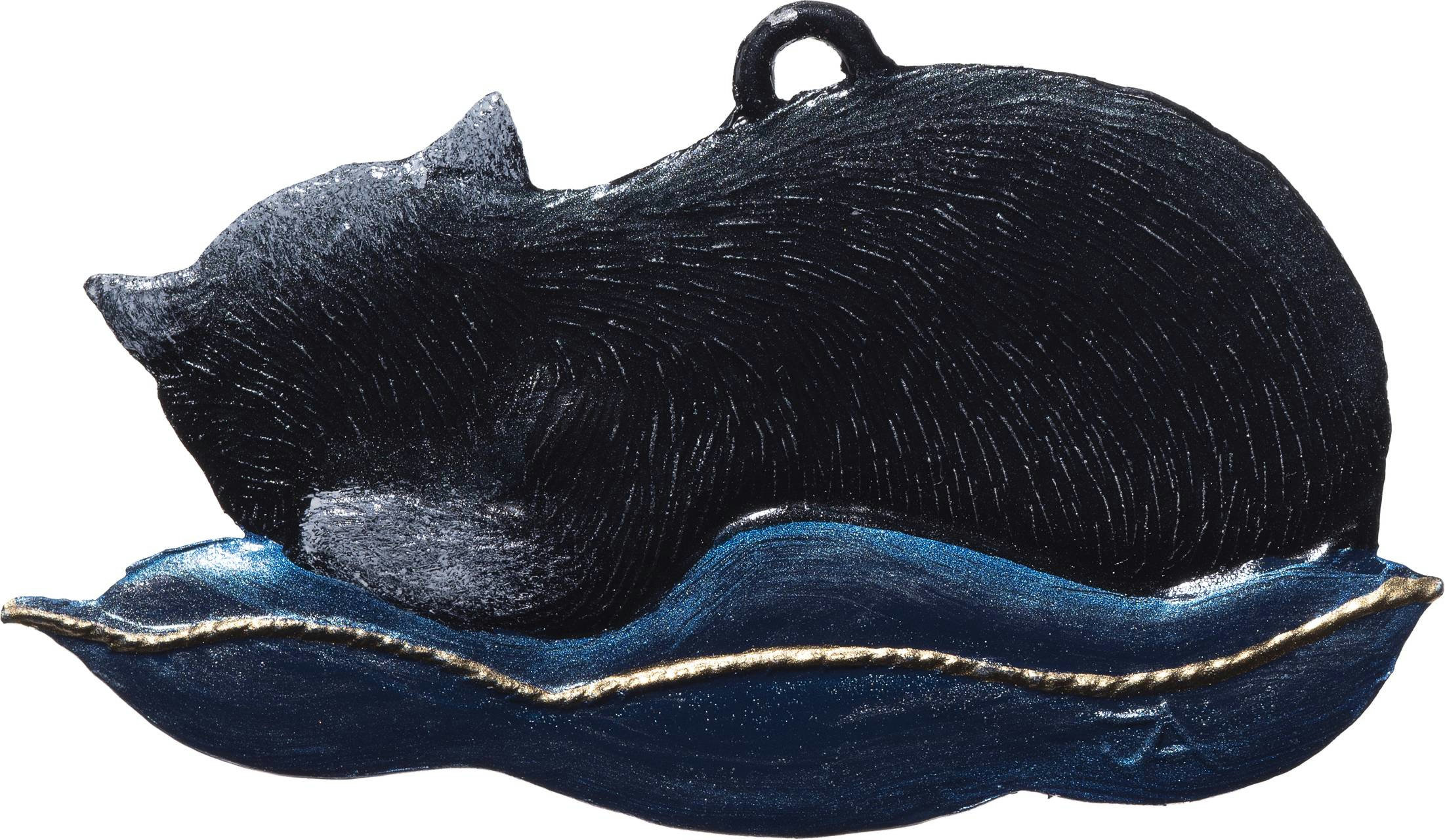 Katze auf Kissen – Produktfoto
