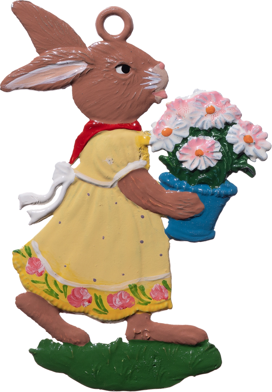Hasenmädchen+ Blumentopf
